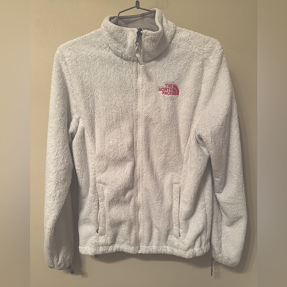 White North Face Fleece Jacket - Picture 1 of 4
